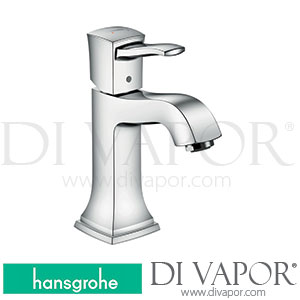 Hansgrohe 31310001 Metropol Classic Single Lever Basin Mixer 110 with Lever Handle and Pop-Up Waste Set 0.5 Gpm >07/19 Spare Parts