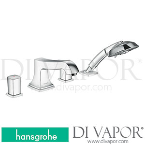 Hansgrohe 31315000 Metropol Classic 4-Hole Rim Mounted Bath Mixer with Zero Handles 10/16 - 07/20 Spare Parts