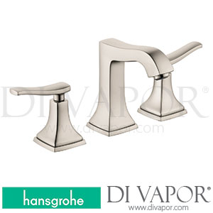 Hansgrohe 31333821 Metropol Classic 3-Hole Basin Mixer 110 with Lever Handles and Pop-Up Waste Set 0.5 Gpm >09/19 Spare Parts