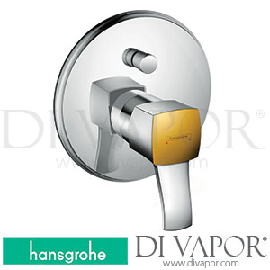 Hansgrohe 31345090 Metropol Classic Single Lever Bath Mixer for Concealed Installation with Lever Handle for Ibox Universal 10/16 - 06/22 Spare Parts