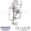 Grohe Minta Touch Electronic Single-Lever Sink Mixer Supersteel Tap Dimensions