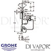 Grohe Minta Touch Electronic Single-Lever Sink Mixer Dimensions