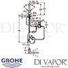 Grohe Minta Touch Electronic Single-Lever Sink Mixer Dimensions