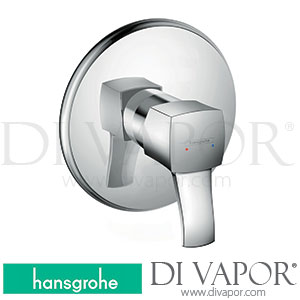 Hansgrohe 31365000 Metropol Classic Single Lever Shower Mixer for Concealed Installation with Lever Handle for Ibox Universal 10/19 - 06/22 Spare Parts