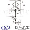 Grohe Minta Single-Lever Sink Mixer Supersteel Tap Dimensions