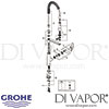 Grohe K7 Single-Lever Sink Mixer Spares