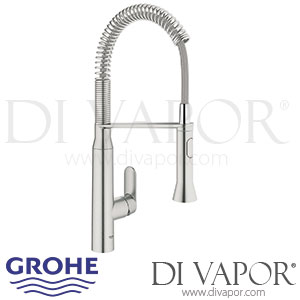 Grohe 31379DC0 K7 Single-Lever Sink Mixer (1/2 Inch) Spare Parts