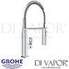 Grohe Eurocube Single-Lever Kitchen Sink Mixer Tap Spare Parts