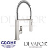 Grohe Eurocube Single-Lever Kitchen Sink Mixer Tap Spare Parts