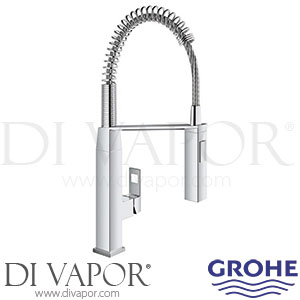 Grohe 31401000 Eurocube Chrome Single-Lever Sink Mixer (1/2 Inch) Spare Parts