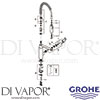 Grohe 31401000 Mixer Spare Tech Diagram