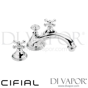 Cifial 31405ED Edwardian 3 Hole Deck Bath Mixer Spare Parts