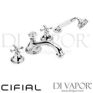 Cifial 31407ED Edwardian 4H Deck Bath Mixer Spare Parts