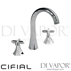 Cifial 31430HC Hexa 3 Hole Deck Bath Mixer Tap Spare Parts