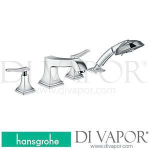 Hansgrohe 31441000 Metropol Classic 4-Hole Rim Mounted Bath Mixer with Lever Handles 10/16 - 06/22 Spare Parts