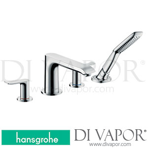 Hansgrohe 31442000 Metris 4-Hole Rim Mounted Bath Mixer >07/11 Spare Parts