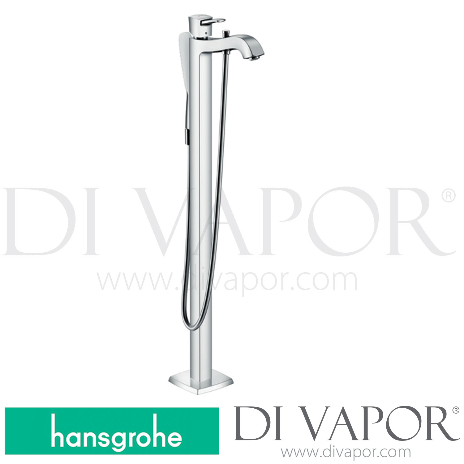 Hansgrohe 31445000 Metropol Classic Single Lever Bath Mixer Floor-Standing with Lever Handle 10/16 - 06/22 Spare Parts