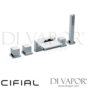 Cifial 31450M3 Techno M3 5 Hole Deck Bath Set Spare Parts