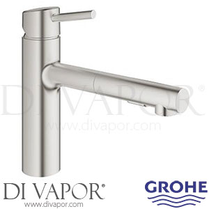 Grohe 31453DC1 Concetto Supersteel Single-Lever Sink Mixer Spare Parts