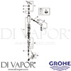 Grohe 31453DC1 Mixer Tech Diagram