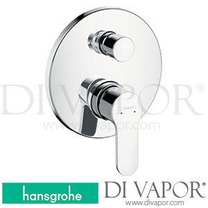 Hansgrohe 31472000 Metris Puro Single Lever Bath Mixer for Concealed Installation with Integrated Security Combination According To En1717 >01/16 Spare Parts
