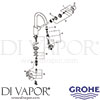 Grohe 31479000 Mixer Spare Tech Diagram