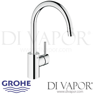 Grohe 31483001 Concetto Single-Lever Sink Mixer (1/2 Inch) Spare Parts