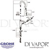 Grohe Concetto Chrome Single-Lever Sink Mixer Tap Spares