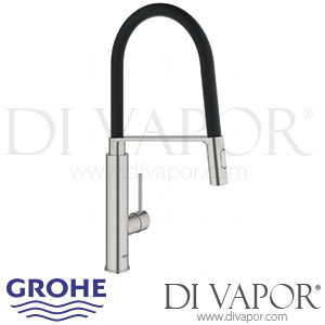 Grohe 31491DC0 Concetto Supersteel Single-Lever Sink Mixer Tap Spare Parts