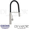 Grohe Concetto Supersteel Single-Lever Sink Mixer Tap Spare Parts