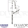 Grohe Concetto Supersteel Single-Lever Sink Mixer Tap Spares