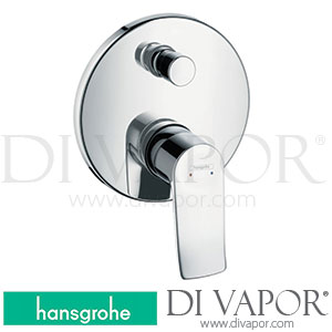 Hansgrohe 31493000 Metris Single Lever Bath Mixer for Concealed Installation for Ibox Universal 01/11 - 12/15 Spare Parts