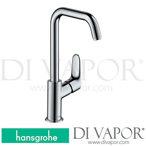 Hansgrohe 31562009 Focus Single Lever Basin Mixer 240 with Swivel Spout without Waste Set 2 Ticks >04/20 Spare Parts