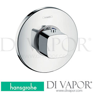 Hansgrohe 31570000 Metris Ecostat E Thermostatic Mixer 43 L/Min for Concealed Installation 09/11 - 12/17 Spare Parts