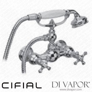 Cifial 31605EDQ Edwardian Exposed Shower Mixer + Hand Shower H/C Spare Parts