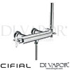 Cifial TX300 Exposed Wall Shower Mixer Hand Shower 2F Spare Parts