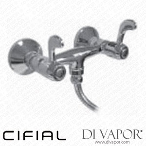 Cifial 31611HPY-625 Hospital Exposed Wall Mixer + Hand Shower Spare Parts