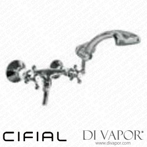 Cifial 31611RM-625 Style Romantica Exposed Shower Mixer + Hand Shower H/C Spare Parts