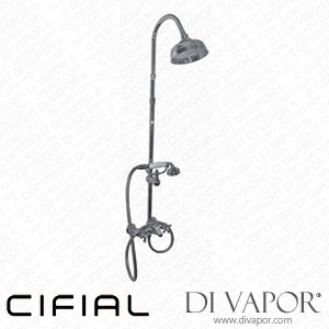 Cifial 31660EDQ Edwardian 2 Hole Wall Mounted Shower Mixer Dual Control Spare Parts