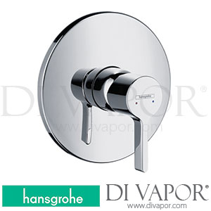 Hansgrohe 31665000 Metris S Single Lever Shower Mixer for Concealed Installation for Ibox Universal >10/19 Spare Parts