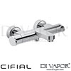 Cifial 31700VV Viva Therm Bath Shower Mixer Spare Parts