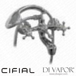 Cifial 31707RM-625 Style Romantica Exposed Bath Shower Mixer + Hand Shower H/C Spare Parts