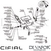 Cifial 31707TB Techno 300 2 Hole Wall Manual Bath Shower Mixer Dimension