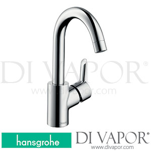Hansgrohe 31710000 Focus S Single Lever Basin Mixer with Pop-Up Waste Set and Swivel Spout with 360? Range 05/09 - 07/13 Spare Parts