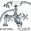 Cifial 31719ED Edwardian 2 Hole Deck Bath Shower Mixer Spare Parts