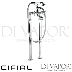 Cifial 31719EDF Edwardian 2 Hole Floor Standing Bath Shower Mixer Spare Parts
