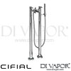 Cifial Techno 465 2H Floor Bath Shower Mixer Tap Spare Parts