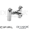 Cifial 31729STB Techno 300 2 Hole Bath Filler Spare Parts