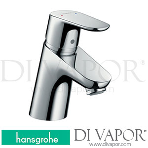 Hansgrohe 31730009 Focus Single Lever Basin Mixer 70 with Pop-Up Waste Set, 1/2 Nut, 1 Tick >02/19 Spare Parts