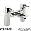 Cifial Techno 465 2H Deck Bath Filler Spare Parts